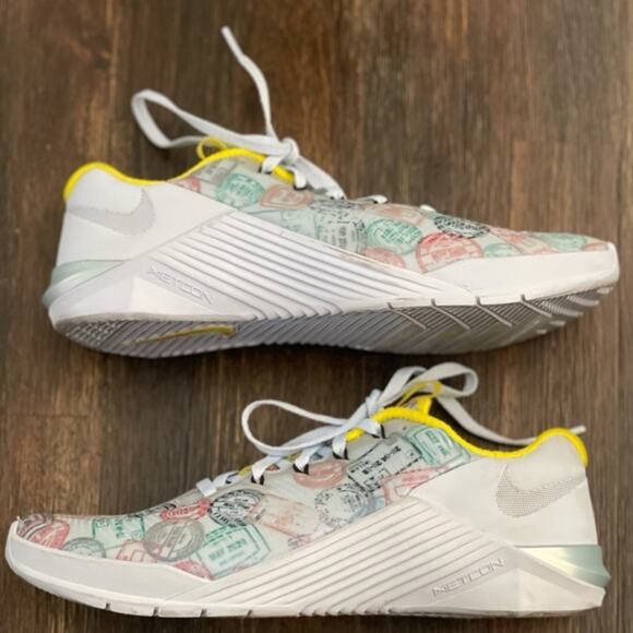 Nike Multicolor Athletic Shoes with Yellow Accents - Picture 4 of 10